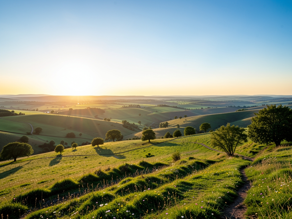 wide scenic landscape with open distant horizon natural