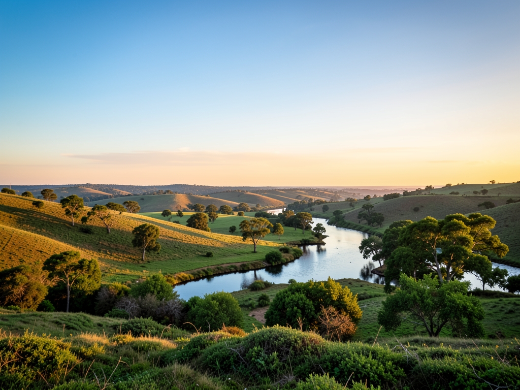 wide scenic landscape with open distant horizon natural
