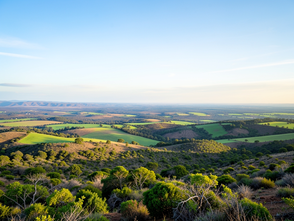 wide scenic landscape with open distant horizon natural