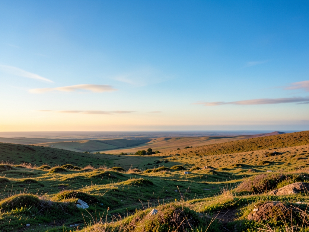 wide scenic landscape with open distant horizon natural