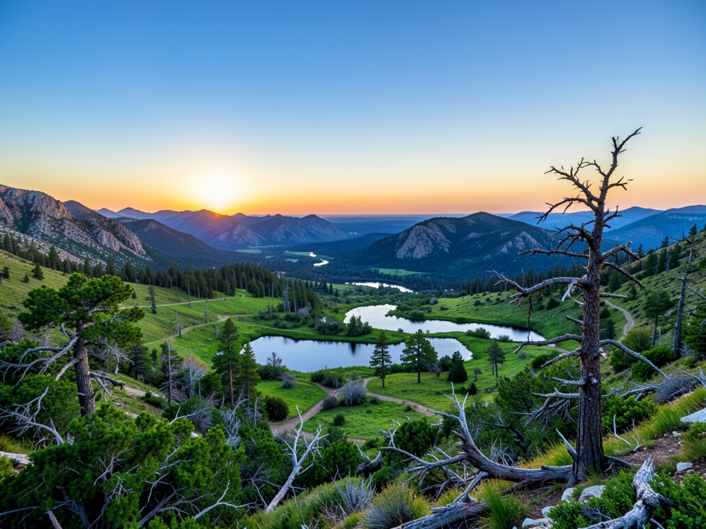 wide scenic landscape with open distant horizon natural