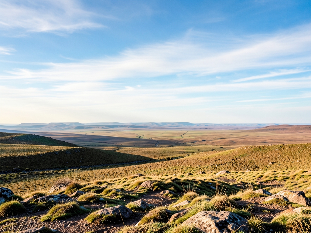 wide scenic landscape with open distant horizon natural