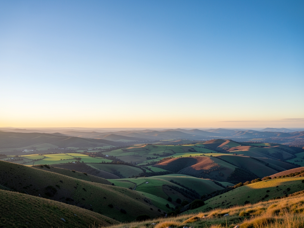 wide scenic landscape with open distant horizon natural