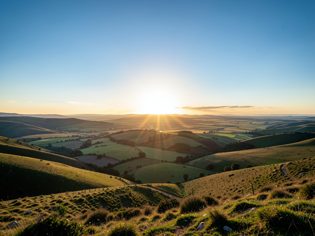 wide scenic landscape with open distant horizon natural