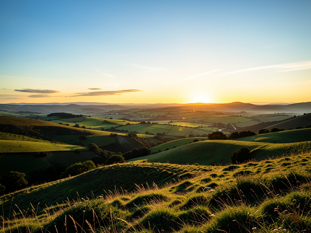 wide scenic landscape with open distant horizon natural