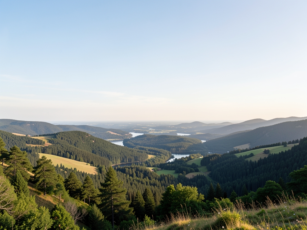 wide scenic landscape with open distant horizon natural
