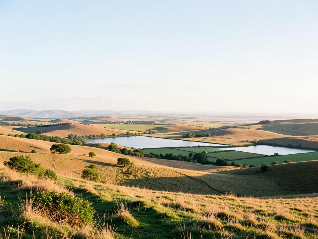 wide scenic landscape with open distant horizon natural