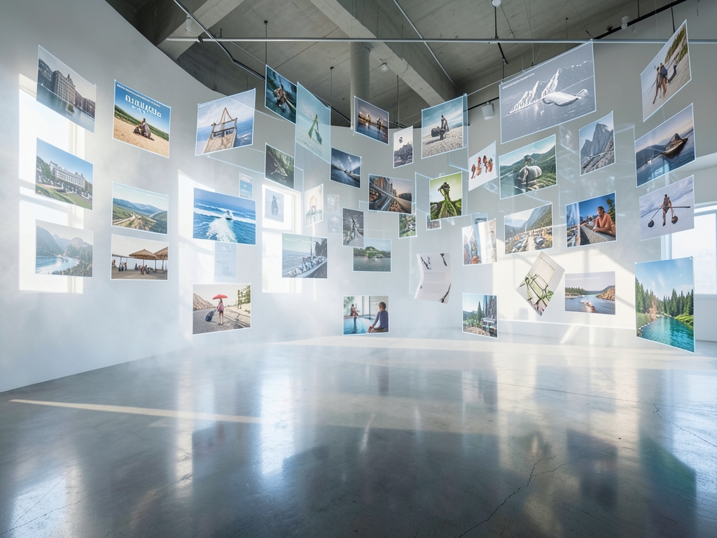 vast open plan studio flooded with soft morning light