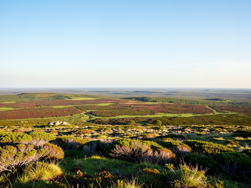 wide scenic landscape with open distant horizon natural