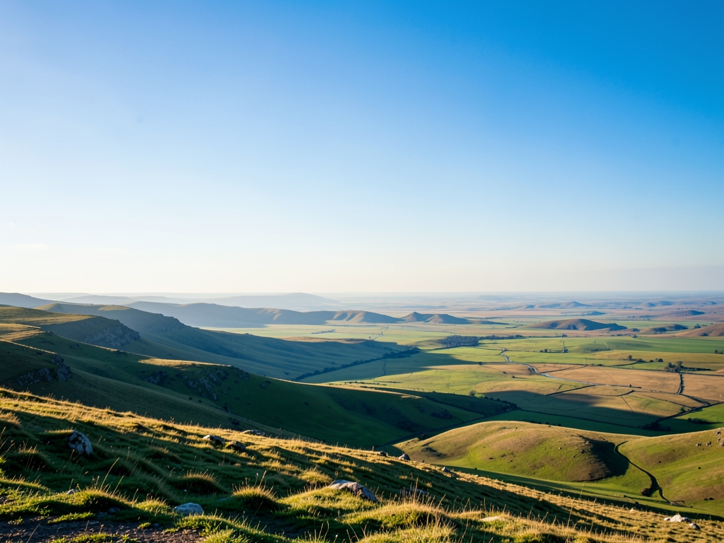 wide scenic landscape with open distant horizon natural