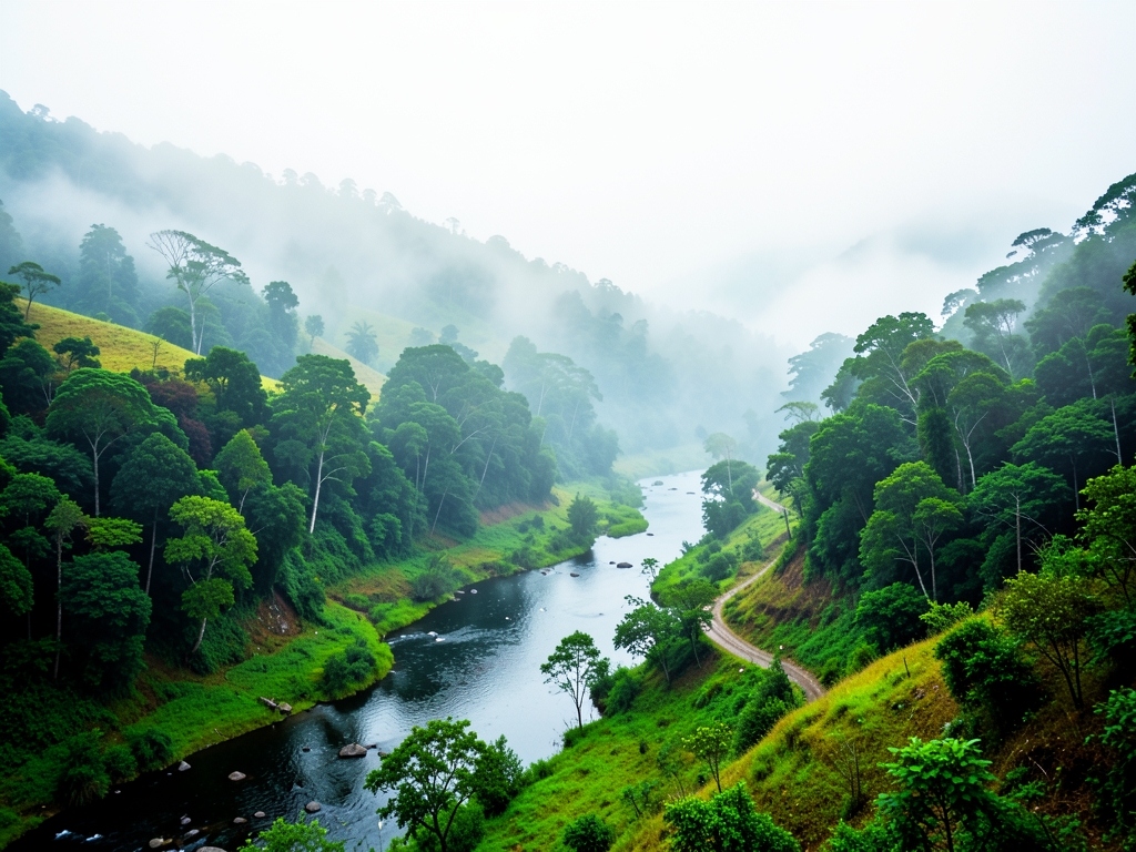 Weather misty