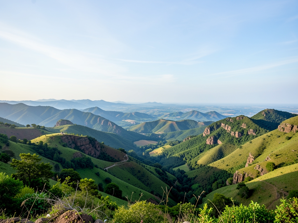 wide scenic landscape with open distant horizon natural