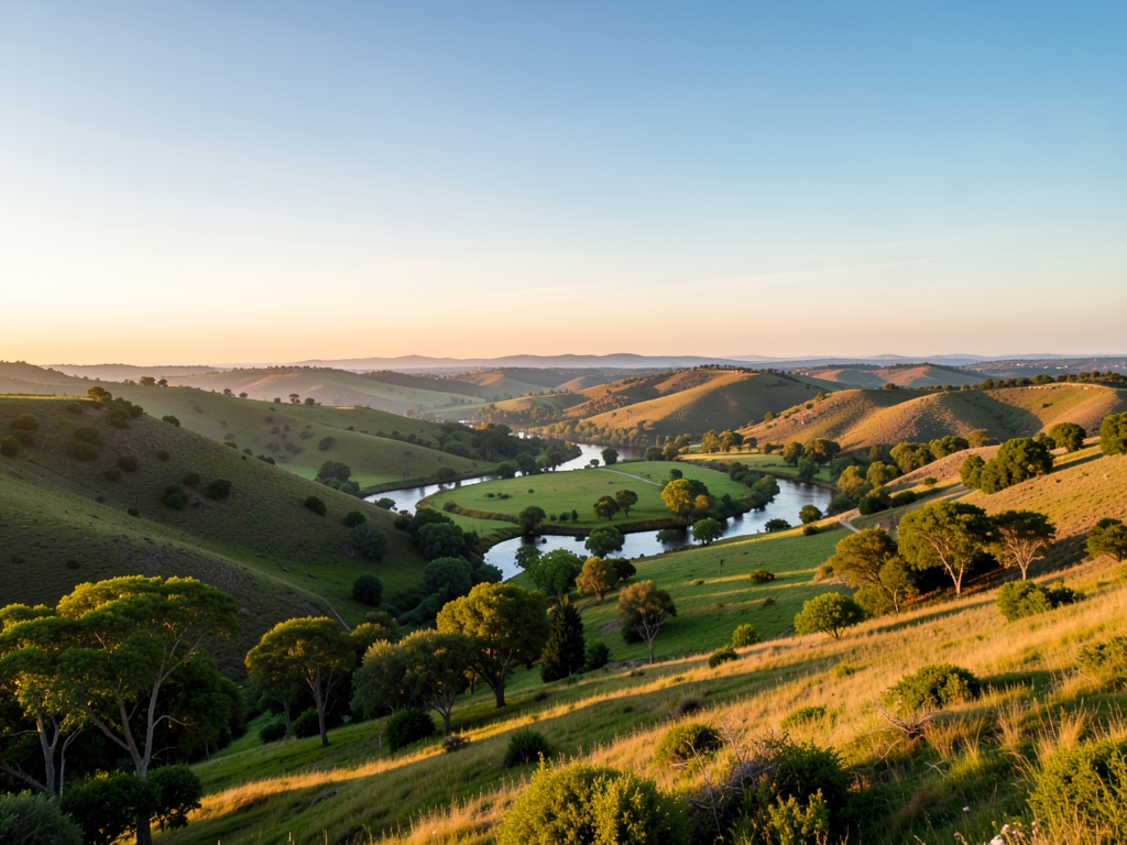 wide scenic landscape with open distant horizon natural