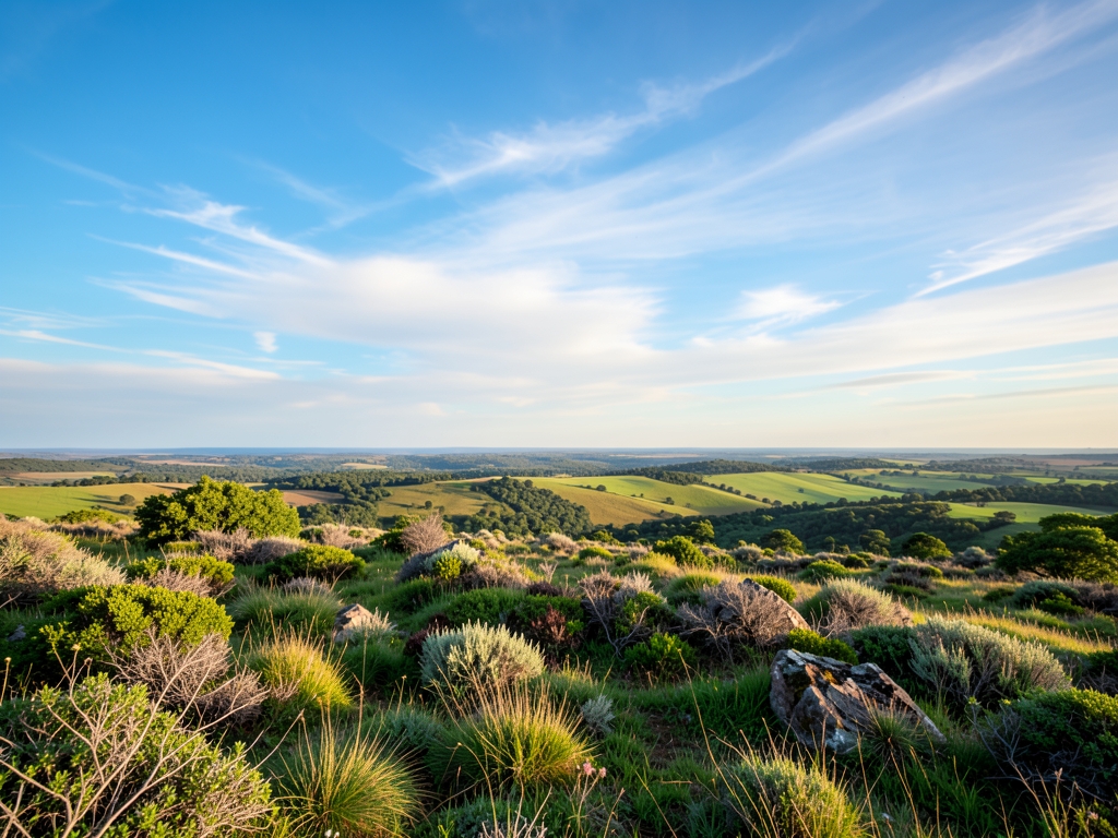 wide scenic landscape with open distant horizon natural