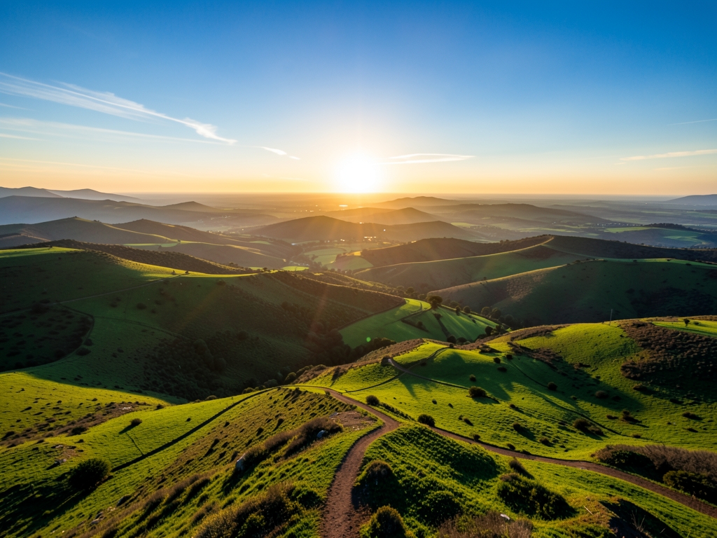wide scenic landscape with open distant horizon natural