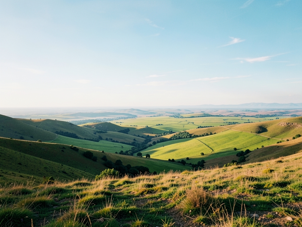 wide scenic landscape with open distant horizon natural