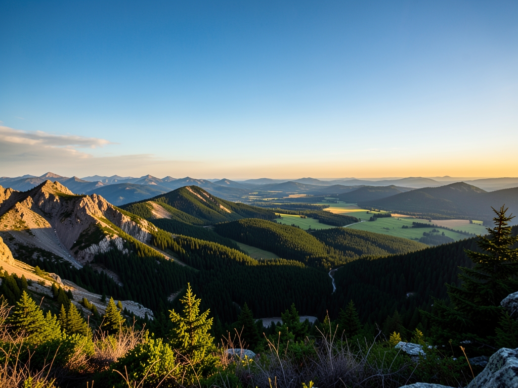wide scenic landscape with open distant horizon natural