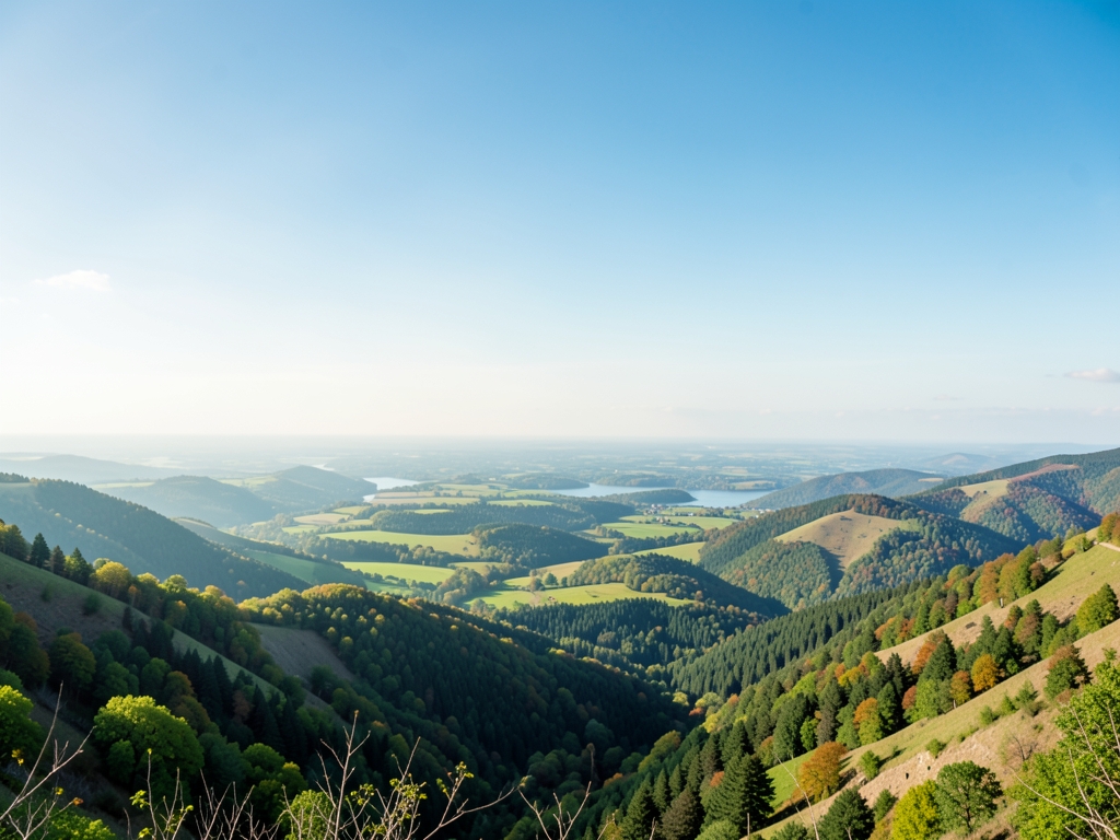 wide scenic landscape with open distant horizon natural