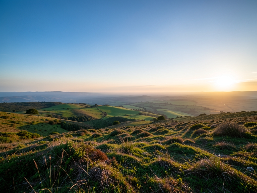 wide scenic landscape with open distant horizon natural