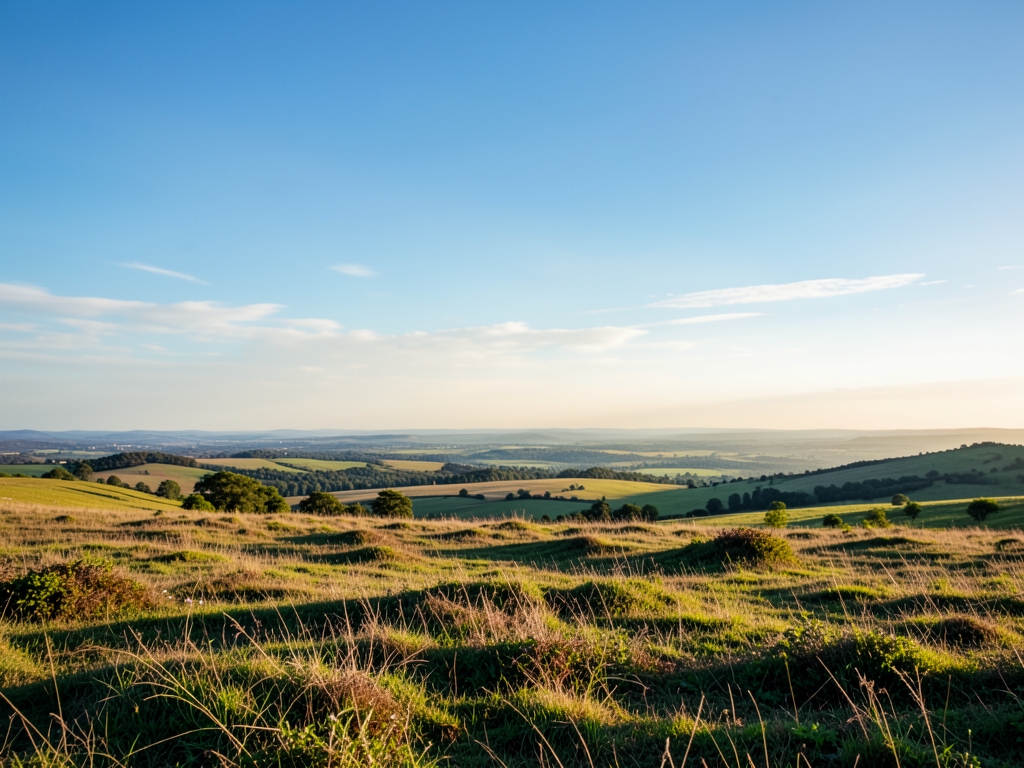 wide scenic landscape with open distant horizon natural