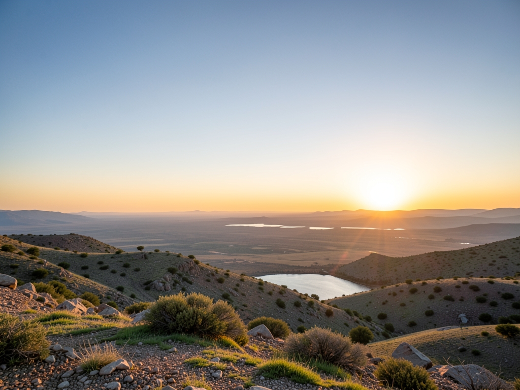 wide scenic landscape with open distant horizon natural