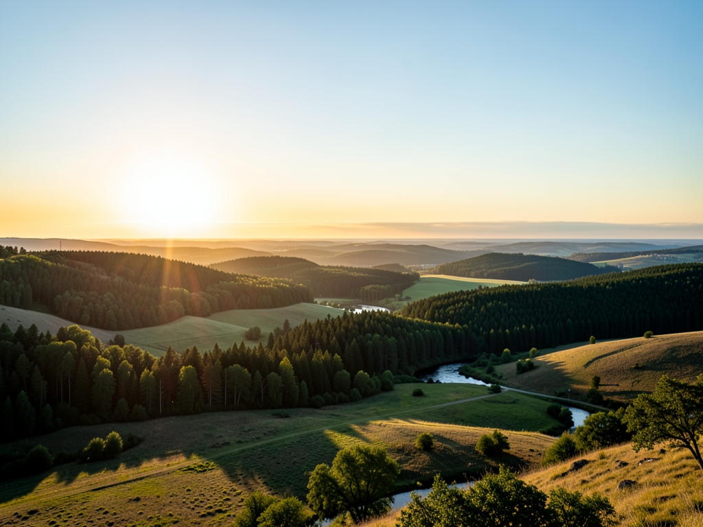 wide scenic landscape with open distant horizon natural