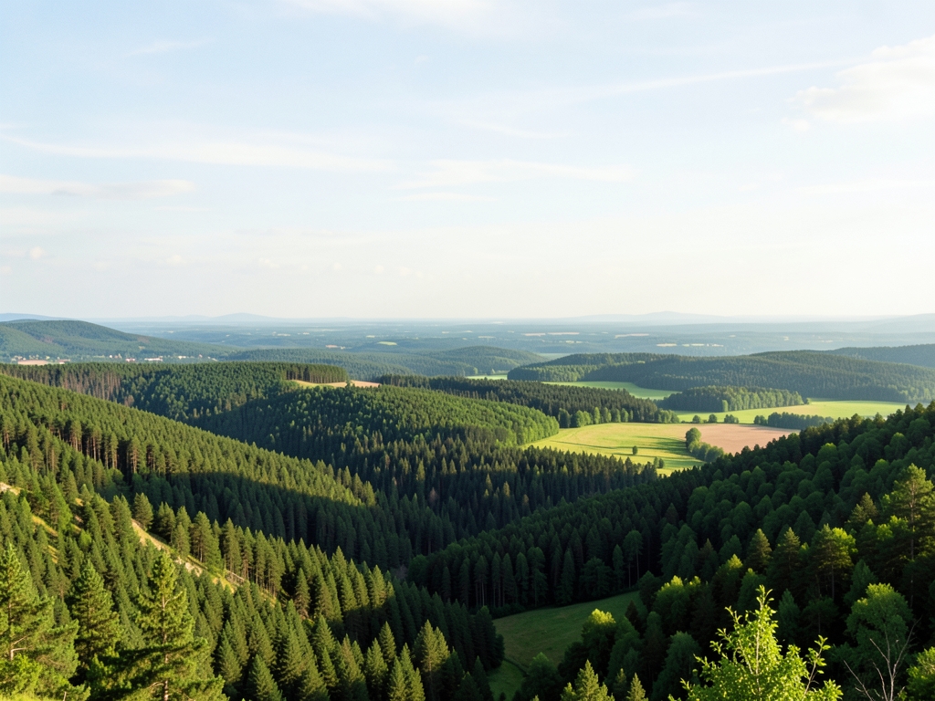 wide scenic landscape with open distant horizon natural