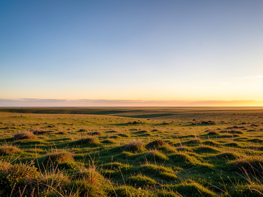 wide scenic landscape with open distant horizon natural