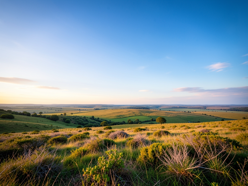 wide scenic landscape with open distant horizon natural