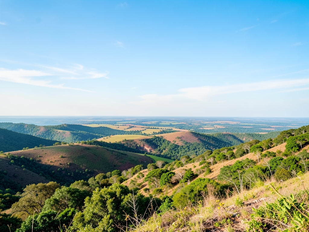 wide scenic landscape with open distant horizon natural