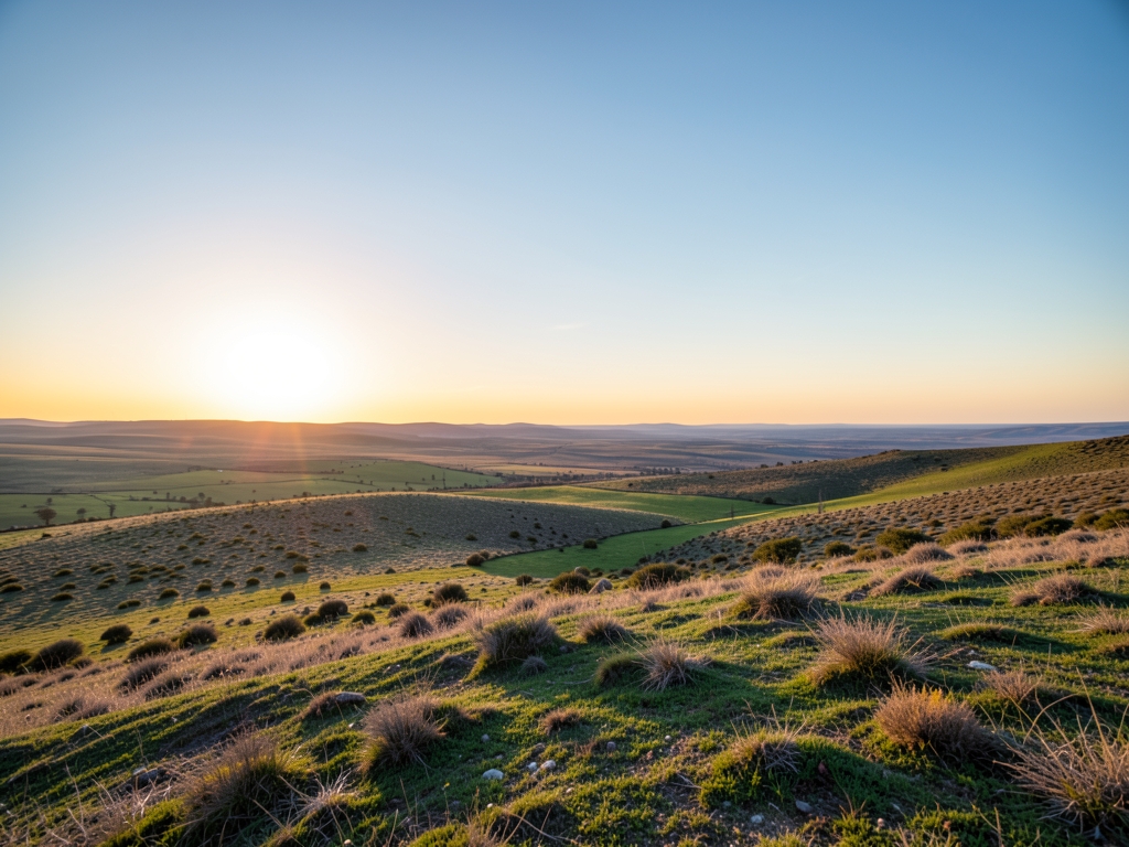 wide scenic landscape with open distant horizon natural