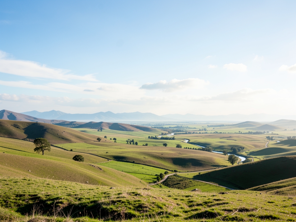 wide scenic landscape with open distant horizon natural