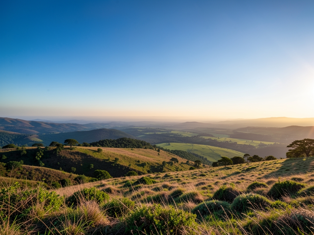 wide scenic landscape with open distant horizon natural