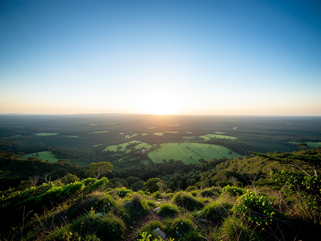 wide scenic landscape with open distant horizon natural