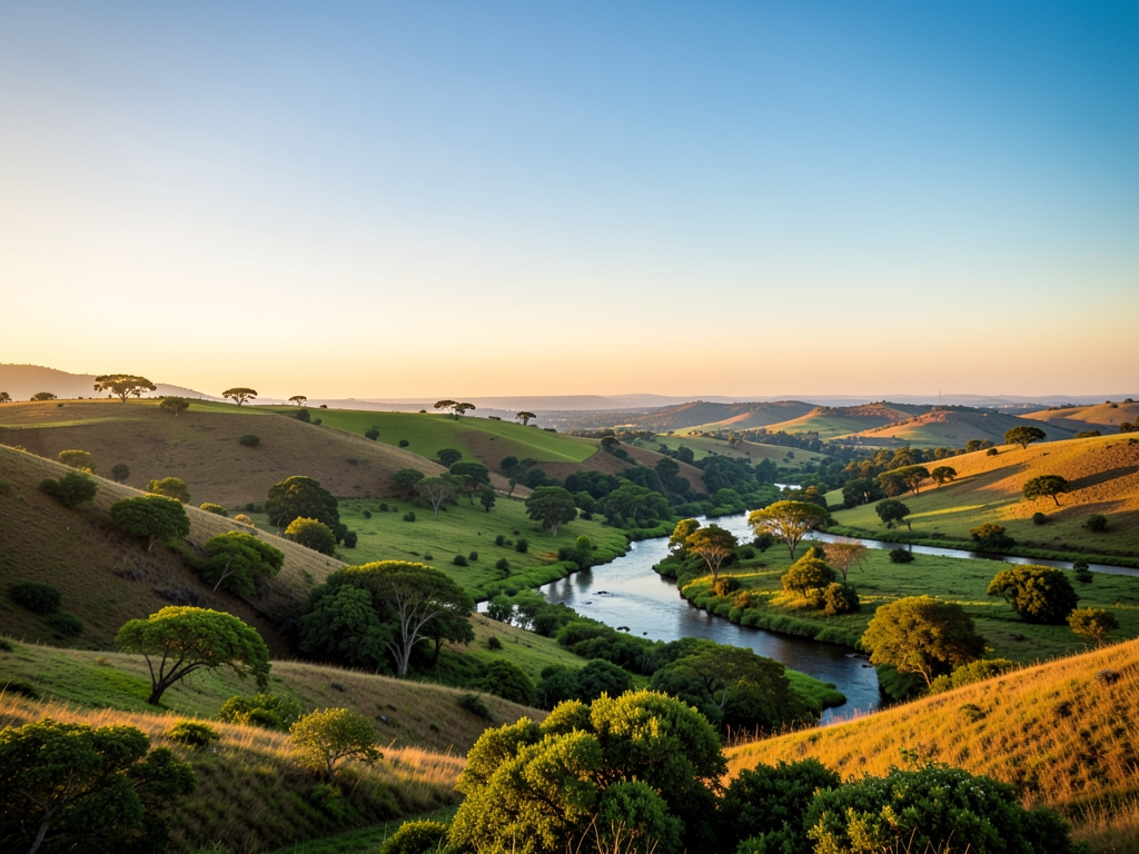 wide scenic landscape with open distant horizon natural