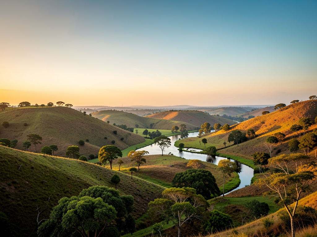 wide scenic landscape with open distant horizon natural