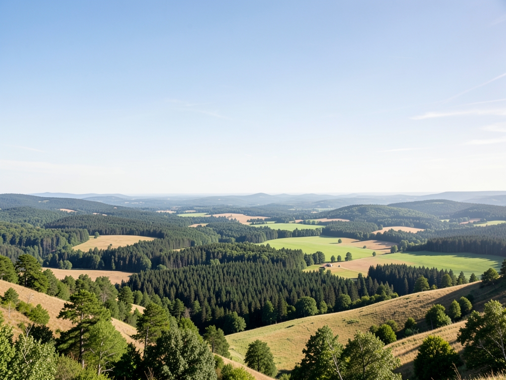 wide scenic landscape with open distant horizon natural