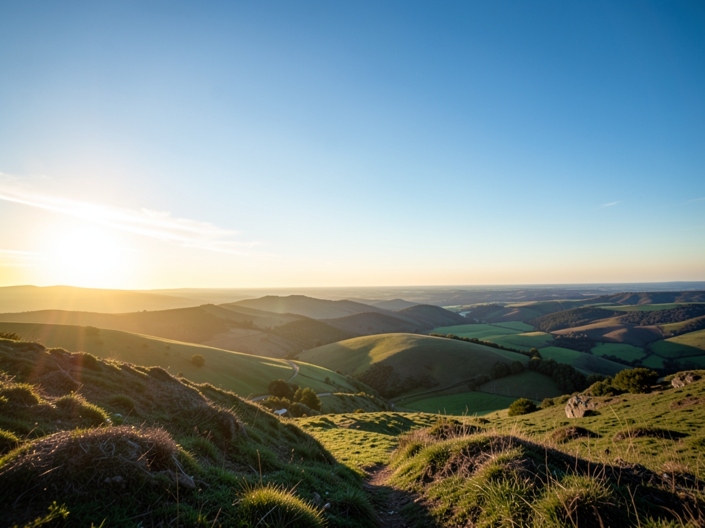wide scenic landscape with open distant horizon natural