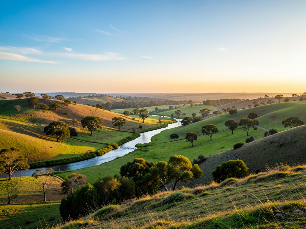 wide scenic landscape with open distant horizon natural