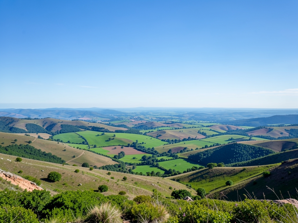 wide scenic landscape with open distant horizon natural