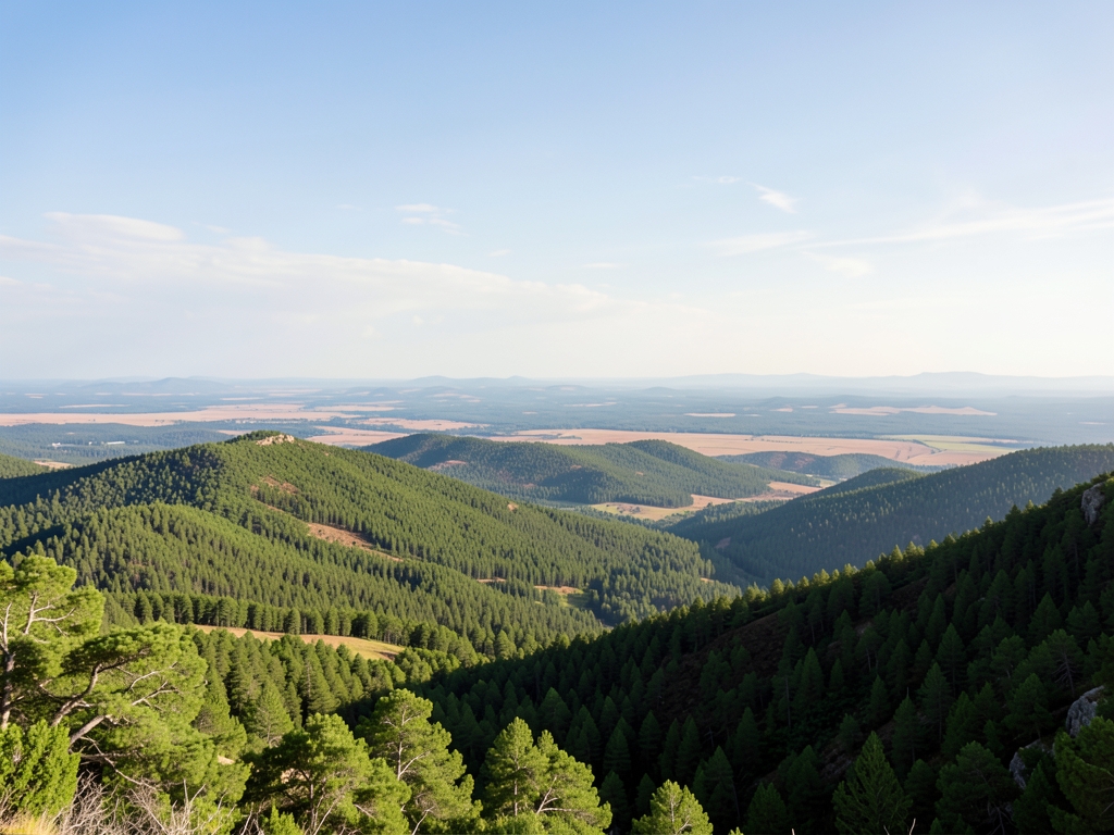 wide scenic landscape with open distant horizon natural