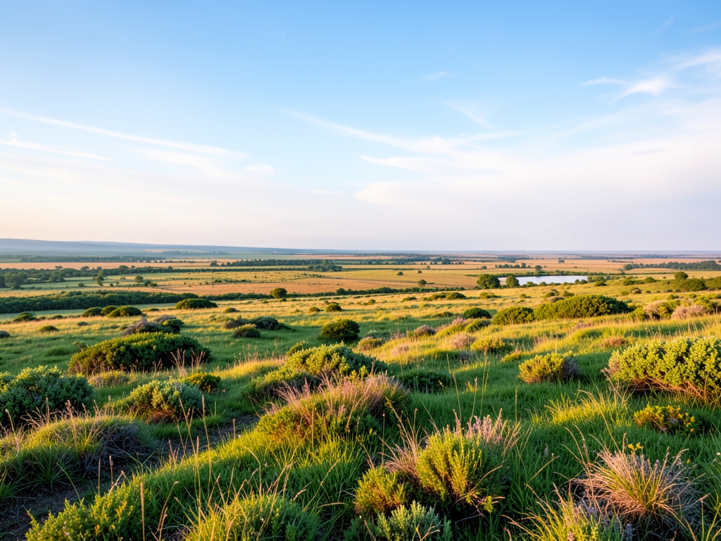 wide scenic landscape with open distant horizon natural
