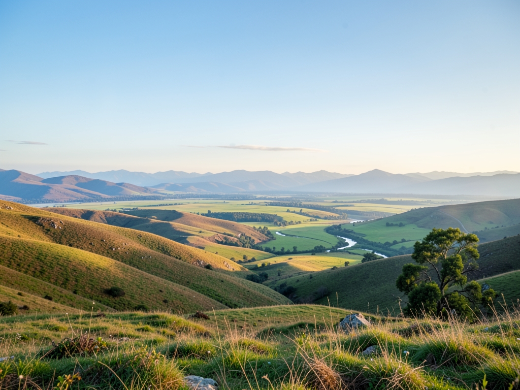 wide scenic landscape with open distant horizon natural