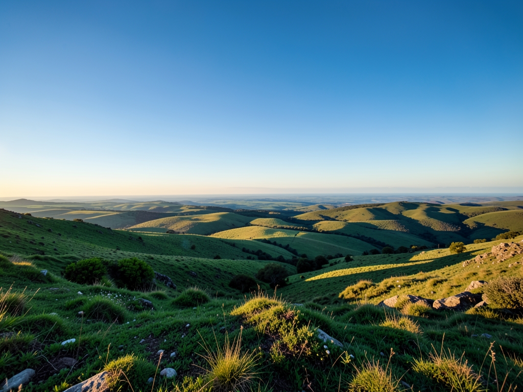 wide scenic landscape with open distant horizon natural