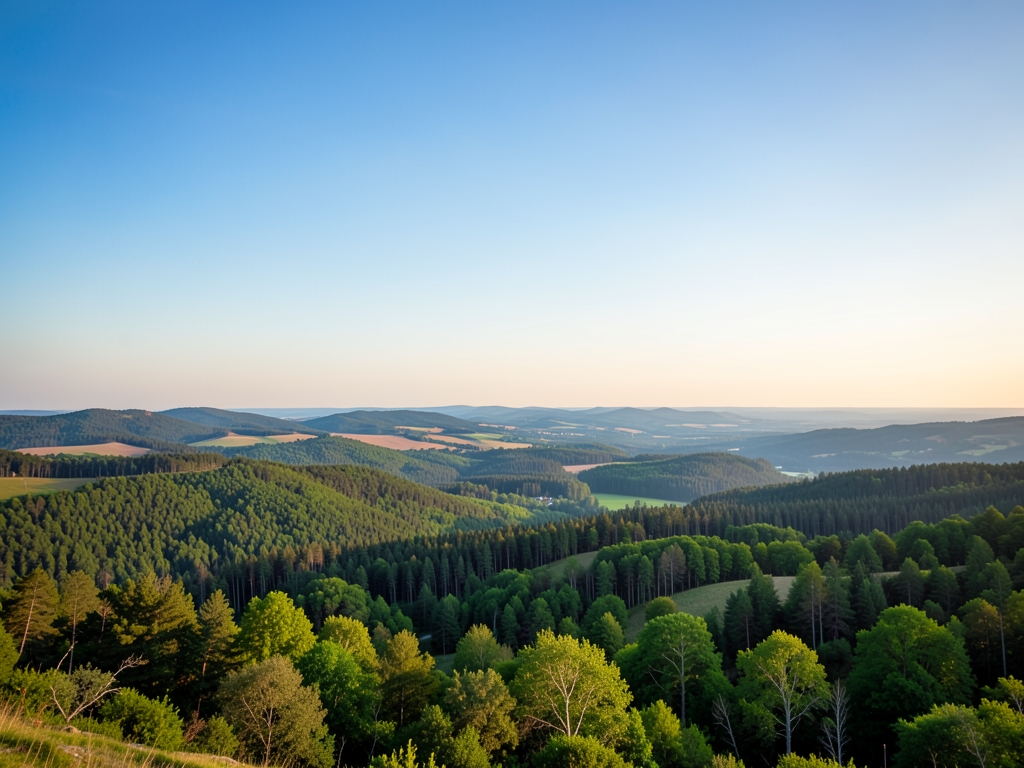 wide scenic landscape with open distant horizon natural