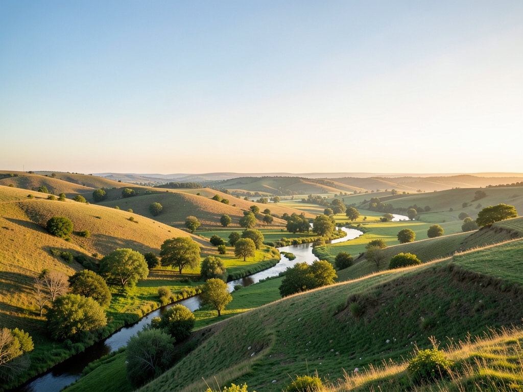 wide scenic landscape with open distant horizon natural