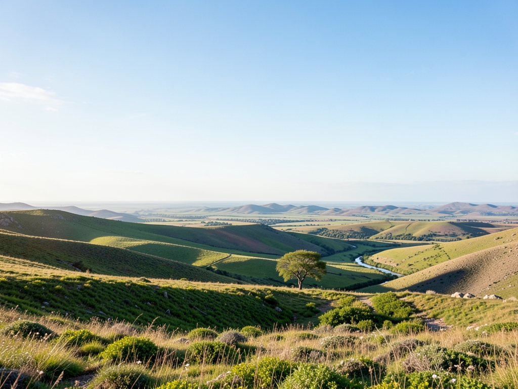 wide scenic landscape with open distant horizon natural