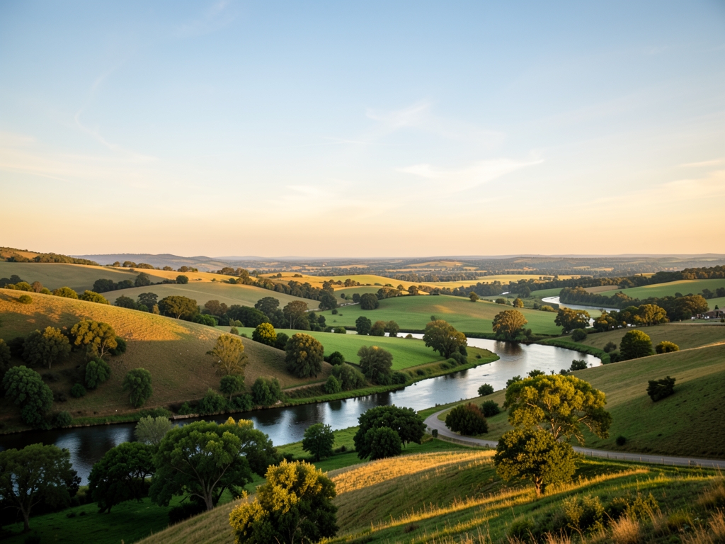 wide scenic landscape with open distant horizon natural