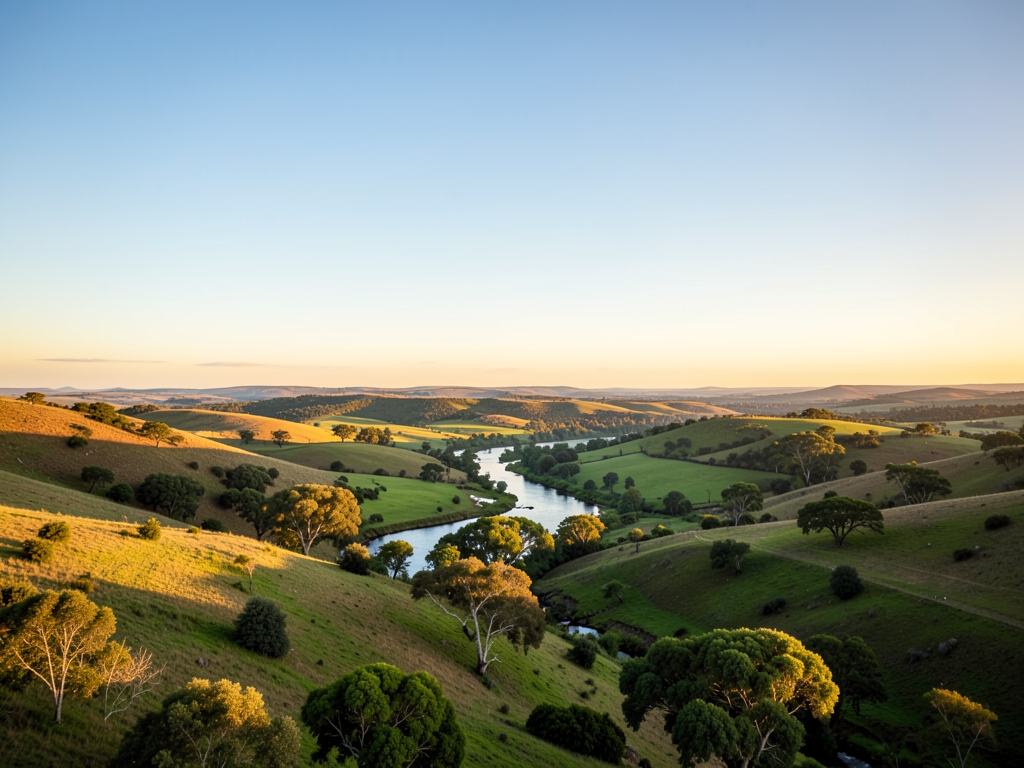 wide scenic landscape with open distant horizon natural