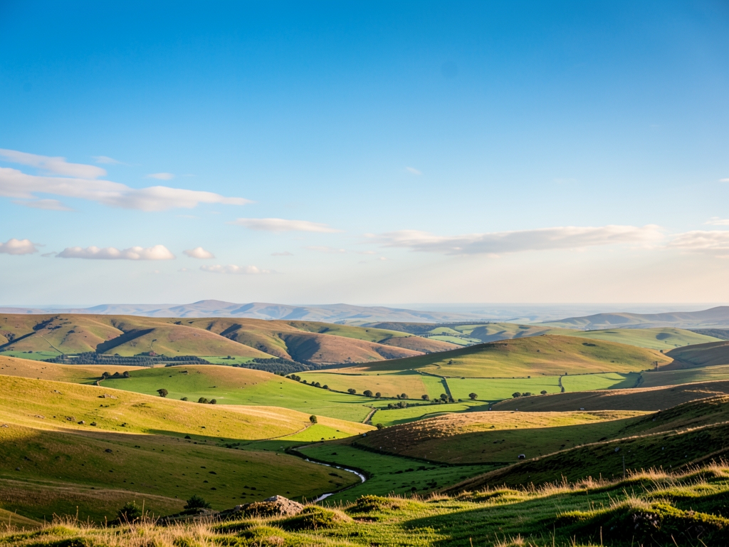 wide scenic landscape with open distant horizon natural